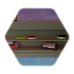 Shelf with Books.
