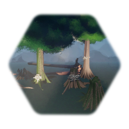 Swamp Tree and Stumps 1