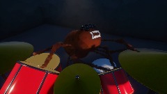 Spider drummer playing club monster