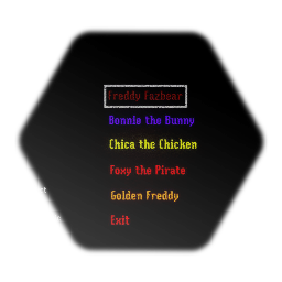 Fnaf character select