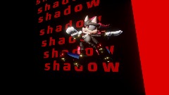 Shadow the hedgehog model showcase
