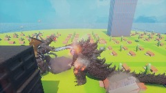 Burning godzilla vs gigan