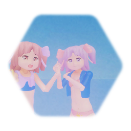 Tieno and Teia ( swimsuit )