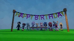 Sonic's 34th Birthday Party With Sonic His Friends Me And Maria