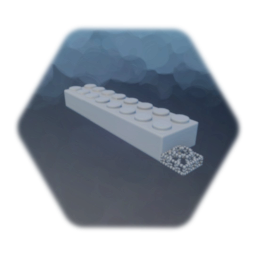 DreamBricks 2 x 8 Knob brick