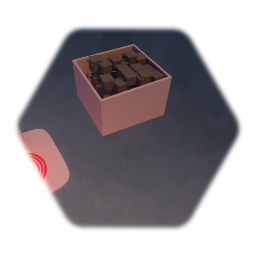 Coffee machine with a box of coffee containers