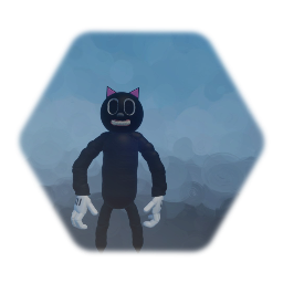 My final cartoon cat model