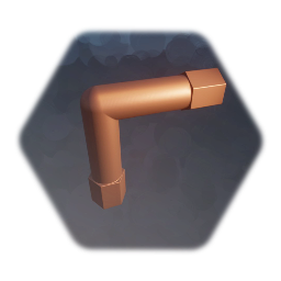Copperpipe sharp corner