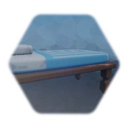 Remix of Bed - Blue Stripe