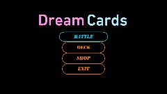 Dream Cards Main Menu 2