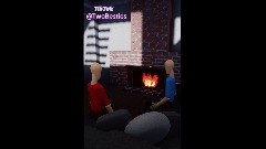 My bestie and your bestie sit down by the fire 🔥 #Shorts