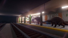 Waiting for the train
