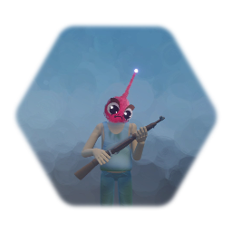 Hunter imp  (with gun)