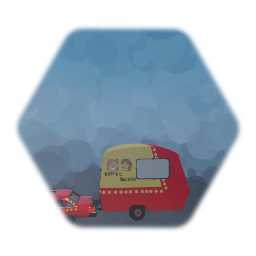 Auto en caravan