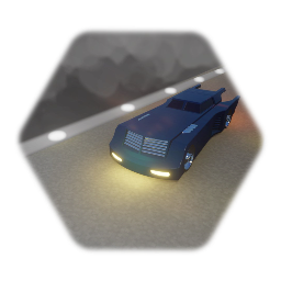 Batmobile leaves Batcave 2