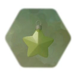 Green Star Ornament