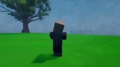 Run as a villager with a cheese pet!!!!