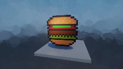 Pixel Art Hamburger