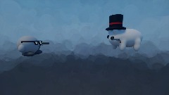 Baba and kirby about to shoot