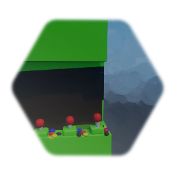 Green 4-Player Arcade cabinet