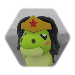 Tiny Dinosaur Wonder Woman
