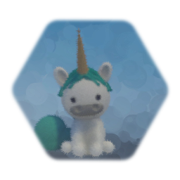 Fluffy Plush Happy Unicorn