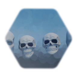 Skull and face base