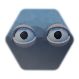 Two animated blinking eyes