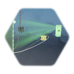 Press X to end level/scene logic