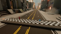 The flash VS Sonic Race