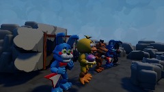 Fnaf wold cave wif toy bonnie