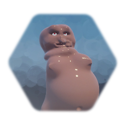 The oily jellybean man