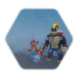 Lego Crash and Dingodile