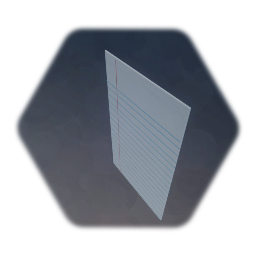 Paper with text