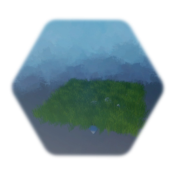 Rocky grass tile