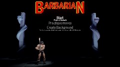 Menú principal Barbarian