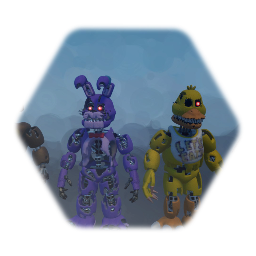 FNAF 4 Characters (VR Designs)