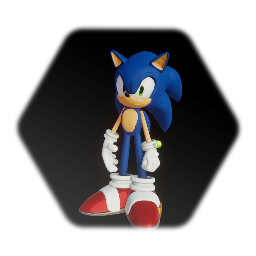 Playable Modern Sonic The Hedgehog Model