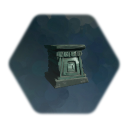 Decorated Pedestal