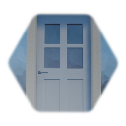 Functional windowed door with easy lock 2