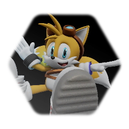 Boom tails Model stylized