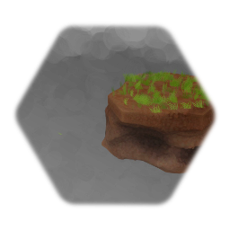 Simi-grassy dirt clod