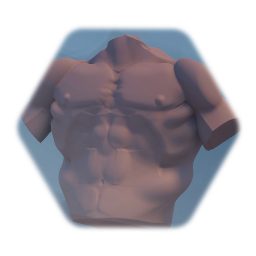 Man bust ( Sculpted with PS Move )