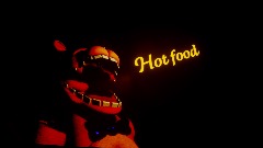 Fredbear Hot food but him bite loud