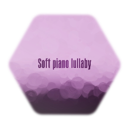 Soft piano lullaby