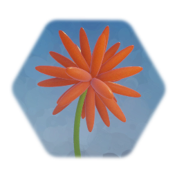 Childhood Marker Flower (Orange Pom-Pom) - Welcome Garden Remix