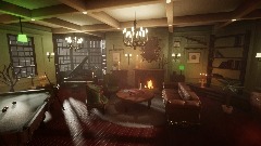 Realistic English interior