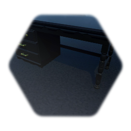 Black desk