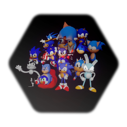 Challenge! Make a Sonic model! (Finished)