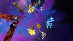 ASTRO BOT: Midnight Carnival select screen